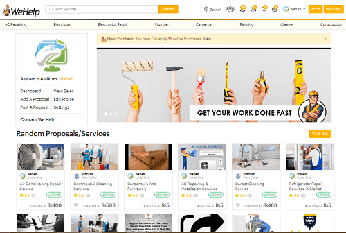 Make Tools shop website online