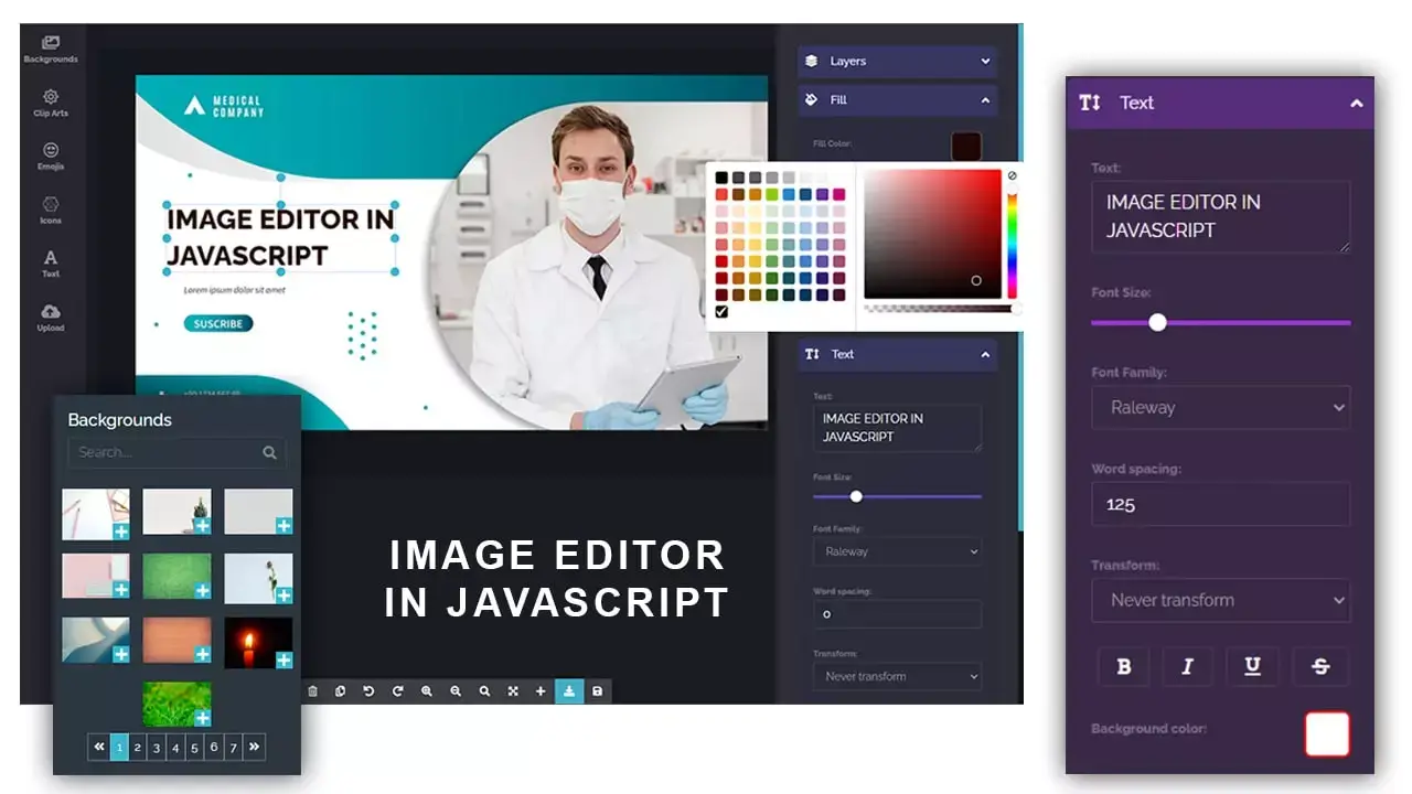 Image Editor in Javascript