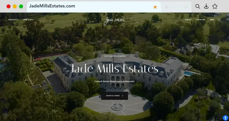 Jade Mills Estates - Real Estates Company Website Templates